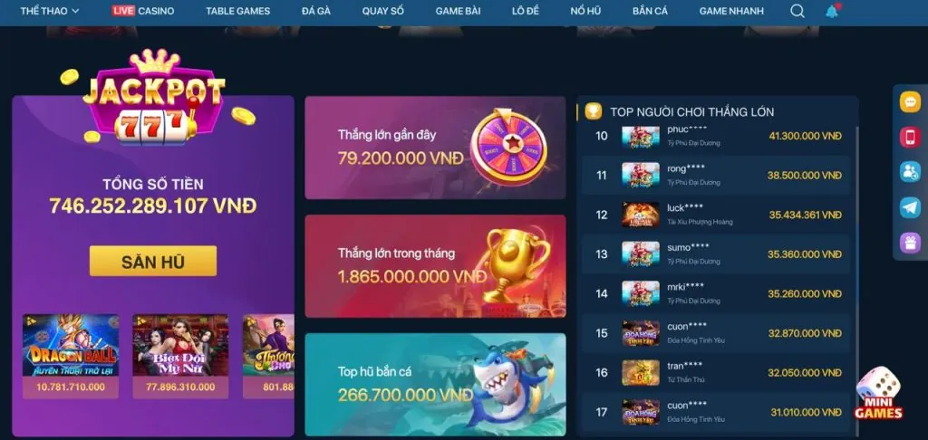 Ưu đãi chào mừng cho game Nổ Hũ Win55